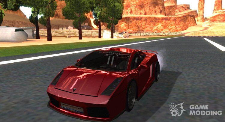 Gallardo Lamborghini extremo afinado para GTA San Andreas
