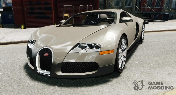 Bugatti Veyron 16.4 v1.7 для GTA 4