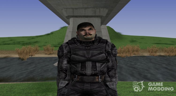 Член группировки Охотники за головами с уникальной внешностью из S.T.A.L.K.E.R v.4 для GTA San Andreas