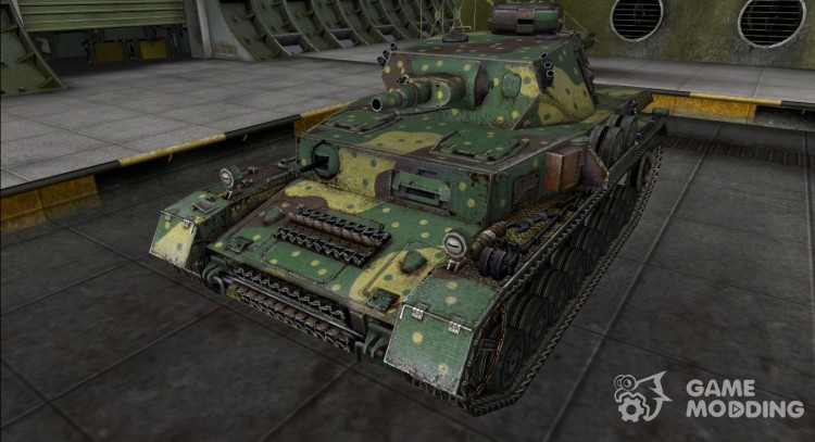 The skin for the Pz IV AusfGH for World Of Tanks