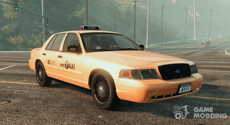 El NYPD FORD CVPI Undercover Taxi NEW 4K para GTA 5