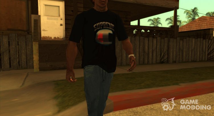 Supreme Champion Chrome T-Shirt для GTA San Andreas