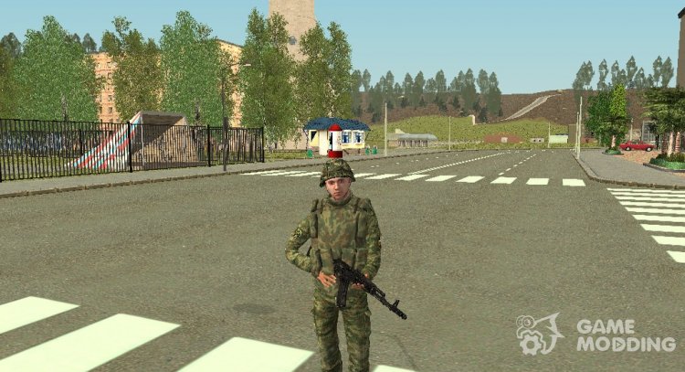 The motorized infantry of the Russian Federation for GTA San Andreas