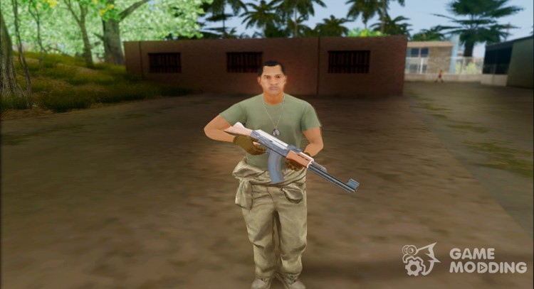 GTA 5 Soldier v3 para GTA San Andreas