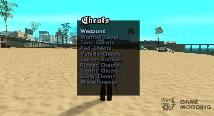 GTA San Andreas Cheat Menu v.5 (PC) New Feature! Mod 