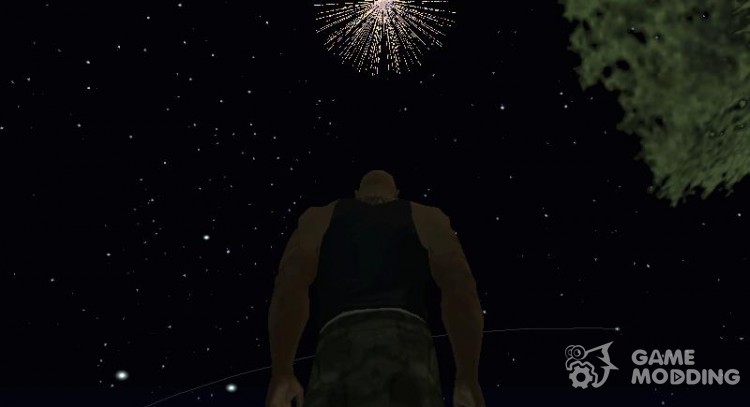 El lanzamiento de los fuegos artificiales  para GTA San Andreas