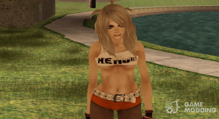 Badgirl from No More Heros para GTA San Andreas