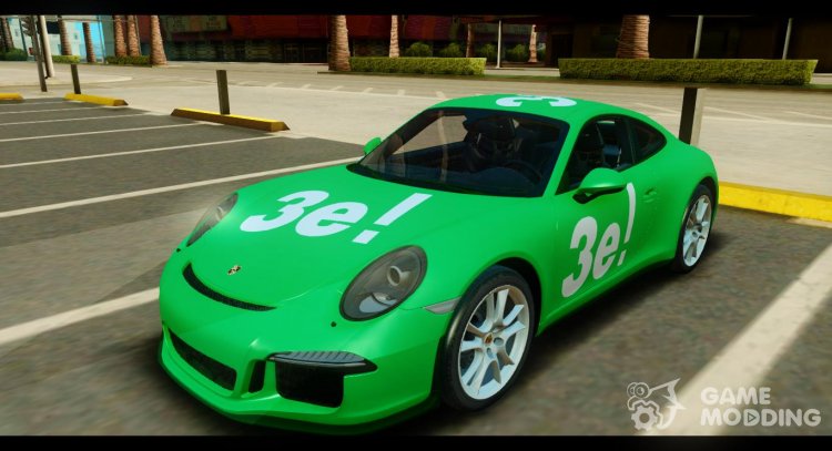 Porsche 911 R 2016 Зе Gang для GTA San Andreas