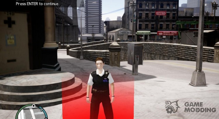 Женщина-полицейский для GTA 4