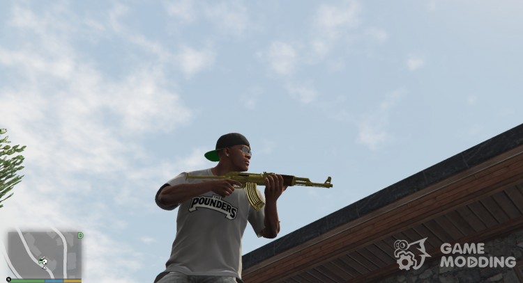 Golden AKS-47 для GTA 5