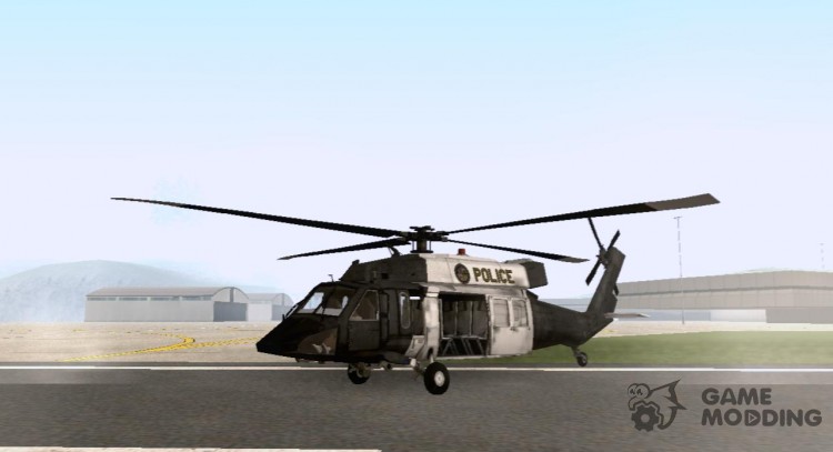 Black Hawk from BO2 для GTA San Andreas
