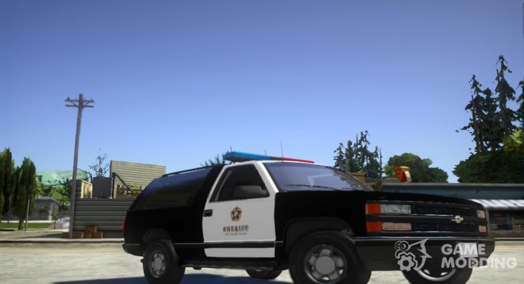 Chevrolet Tahoe 1998 Sheriff Los Santos para GTA San Andreas