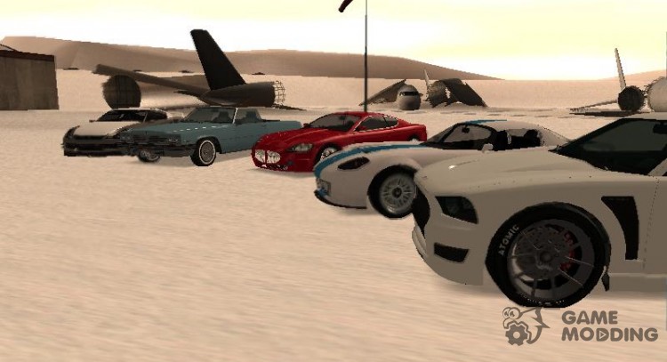Пак машин из GTA 4 и GTA 5 от Donni для GTA San Andreas