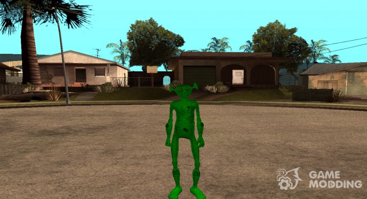 Зелёный человечек для GTA San Andreas