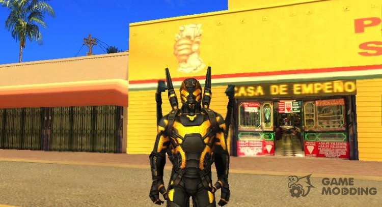 Marvel Batalla de Futuro de la chaqueta Amarilla para GTA San Andreas