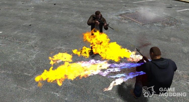 Fire bullets for GTA 4