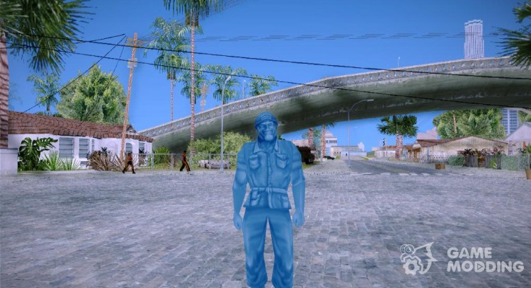 Blue Solider from Army Men Serges Heroes 2 for GTA San Andreas