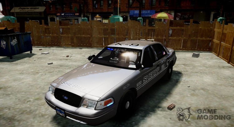Ford Crown Victoria Sheriff K-9 Unit [ELS] для GTA 4