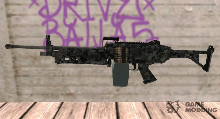 FN MINIMI (pixelated) for GTA San Andreas