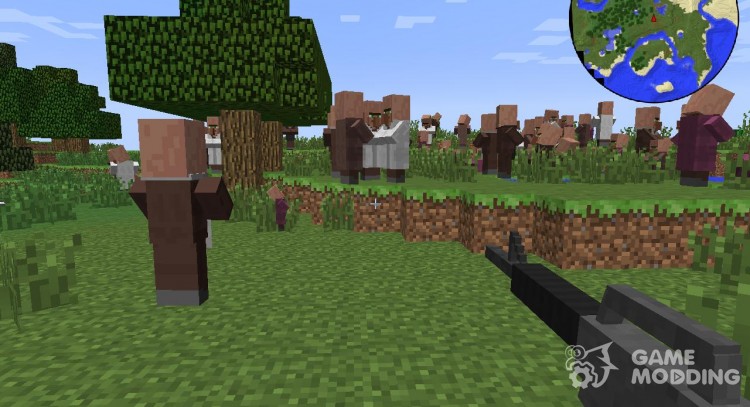 Stefinus 3D Guns Mod для Minecraft