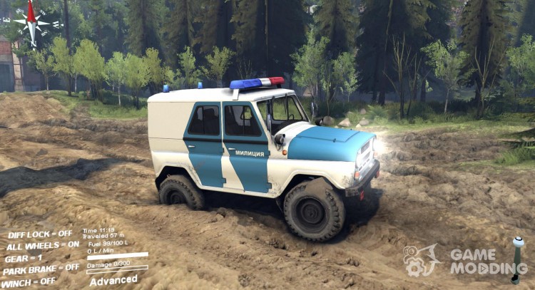 MOD UAZ 31519 for Spintires 2014