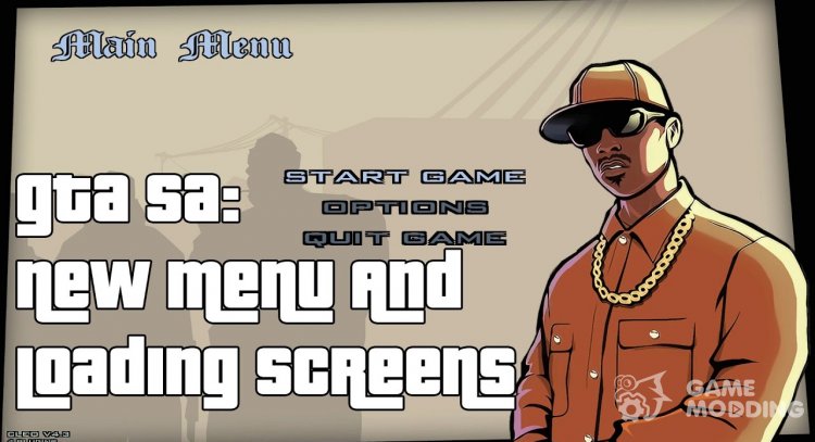 Menu and loading screens (HD) for GTA San Andreas