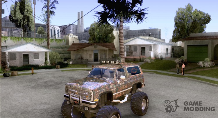 Chevrolet Blazer K5 Monster Skin 6 для GTA San Andreas