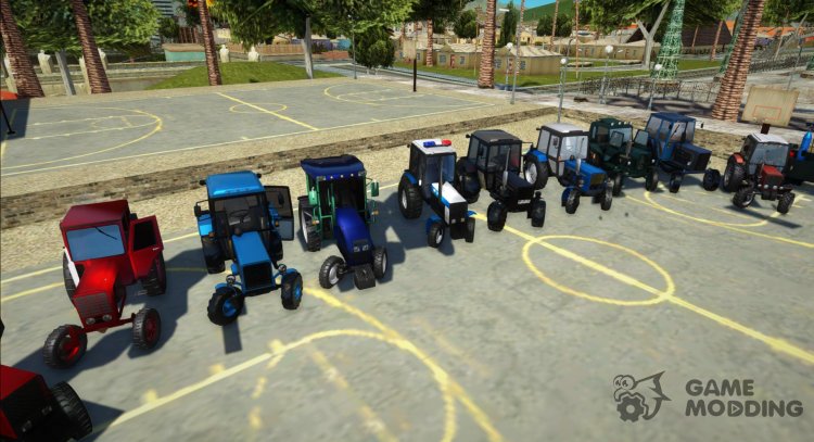 MTZ Tractor Pack (Belarus) for GTA San Andreas