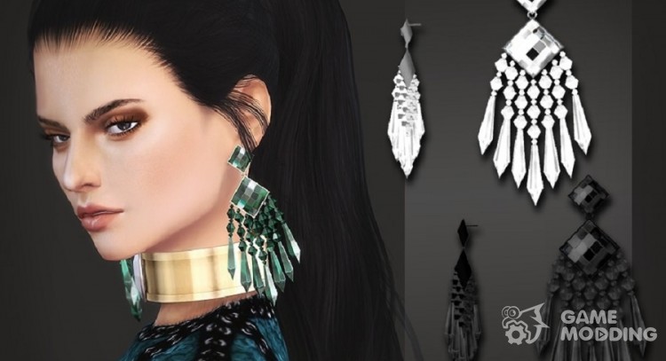 Reckless Earrings for Sims 4