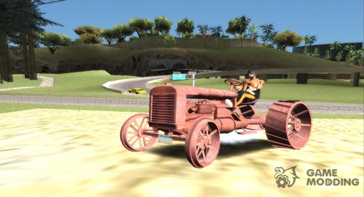 GTA V Tractor Worn (IVF) для GTA San Andreas
