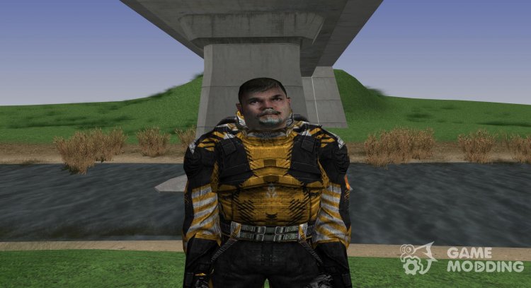 Miembro de la agrupación de Caos con un aspecto único de S. T. A. L. K. E. R v.4 para GTA San Andreas