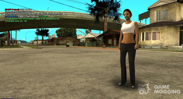 GYM Girl (SA Style) for GTA San Andreas