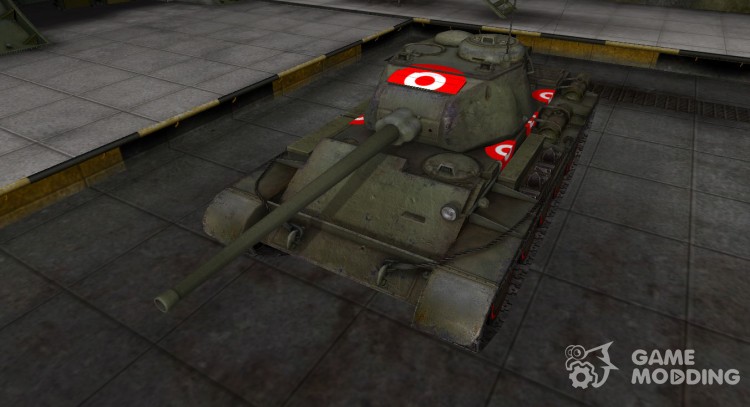 La zona de ruptura para el T-44 para World Of Tanks
