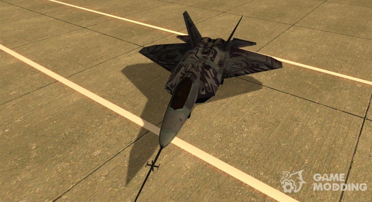 Starscream YF-22 para GTA San Andreas