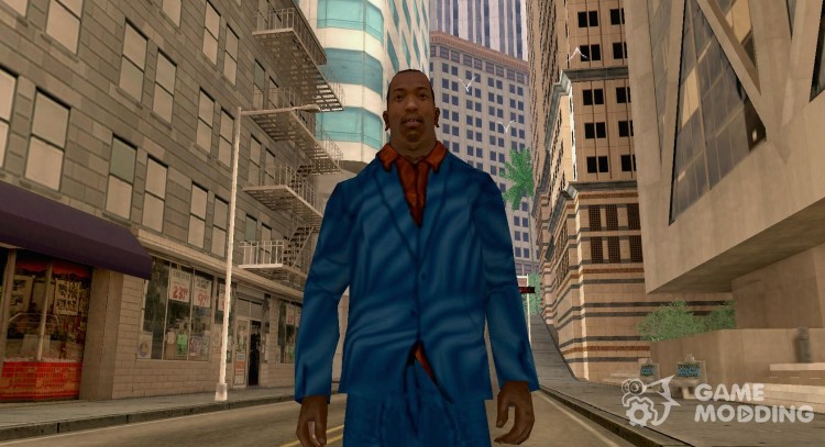 Nice Blue Suit para GTA San Andreas