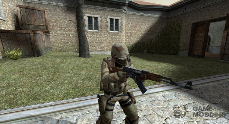 Контртеррористические камуфляж пустыня для Counter-Strike Source