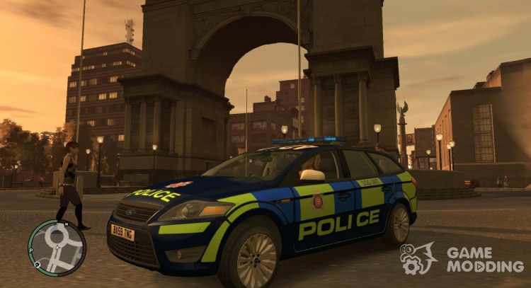 Ford Mondeo Estate police UK для GTA 4