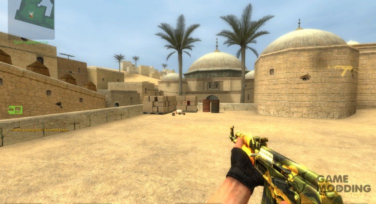 AK47 Retextured Camouflage for Counter-Strike Source