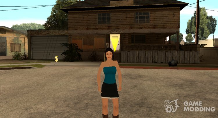 Jill Valentine из Resident Evil для GTA San Andreas