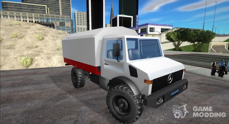 Mercedes-Benz Unimog Vojno Vozilo para GTA San Andreas