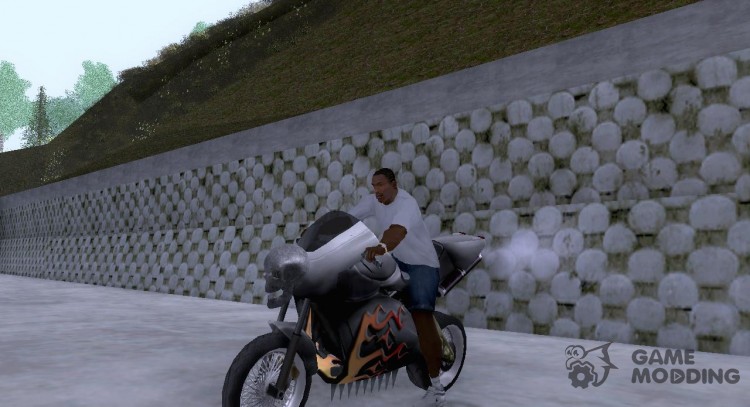 Мотоцикл из Alien City для GTA San Andreas