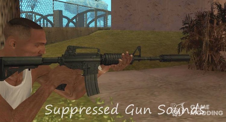 Suppressed Gun Sounds para GTA San Andreas
