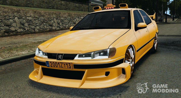 Peugeot 406 Taxi for GTA 4