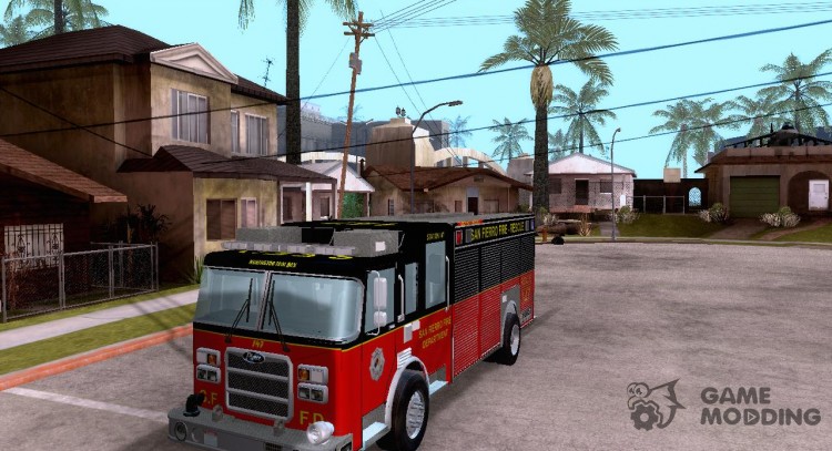 Pierce SFFD Rescue для GTA San Andreas
