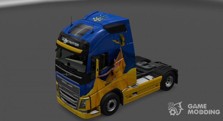 Ukrainian motif for Euro Truck Simulator 2