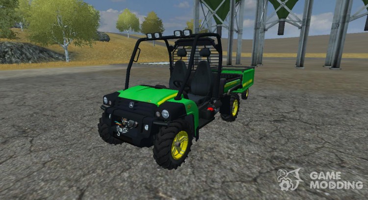 John Deere Gator 825i and trailer for Farming Simulator 2013