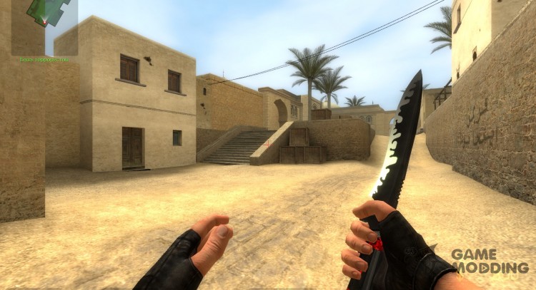 Carbon fibre knife for Counter-Strike Source