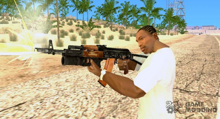 AK-74 with PG-30 for GTA San Andreas