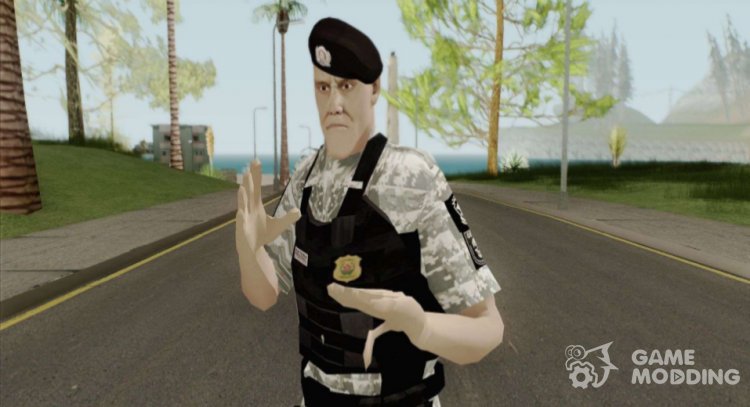 Brazilian Police Skin V3 для GTA San Andreas