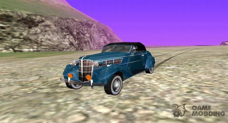 Wright Coupe azul from Mafia para GTA San Andreas